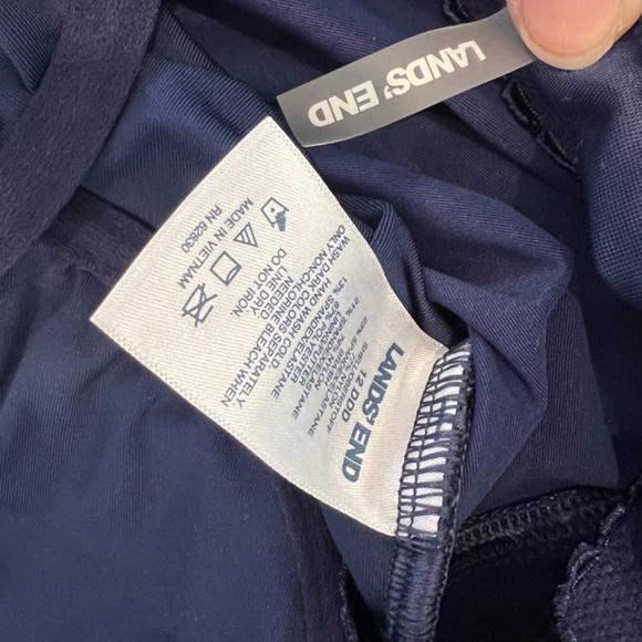 Lands End Tankini Top, 12DDD - Picture 2 of 3